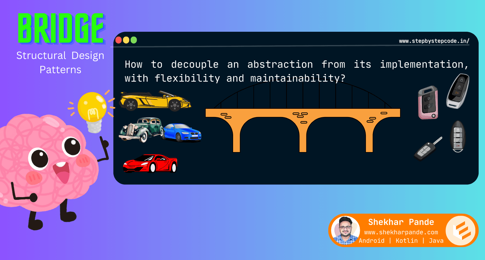 Where and how to use Bridge Design Pattern ?